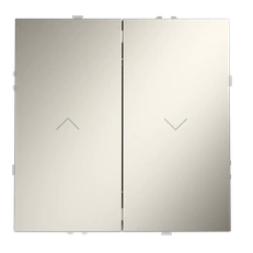 Изображение Выключатель встраиваемый VOLTUM S70 для жалюзи 10А (кашемир)