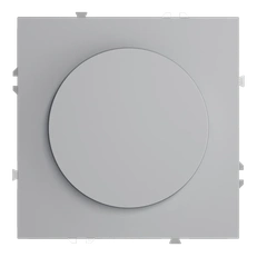 Изображение Светорегулятор встраиваемый VOLTUM S70 поворотно-нажимной 600 Вт (серый)